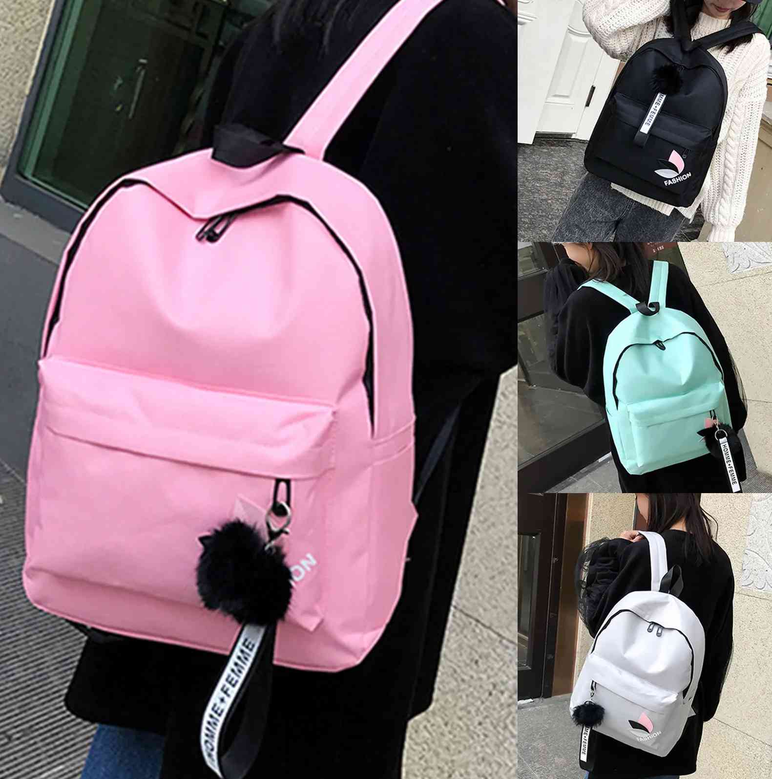 Felly Canvas Korean Backpack